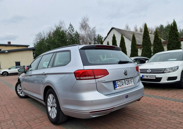 Volkswagen Passat cena 62800 przebieg: 125000, rok produkcji 2018 z Zawiercie małe 596